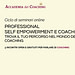 <strong>CICLO DI WEBINAR GRATUITI: </strong>Professional Self Empowerment e Coaching